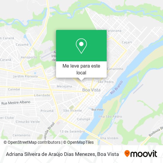 Adriana Silveira de Araújo Dias Menezes mapa