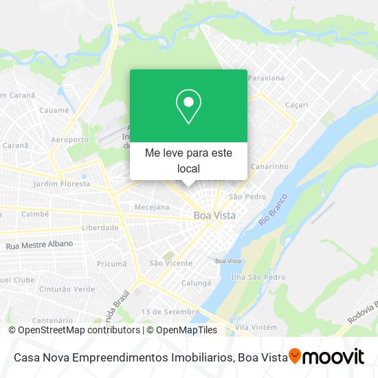 Casa Nova Empreendimentos Imobiliarios mapa