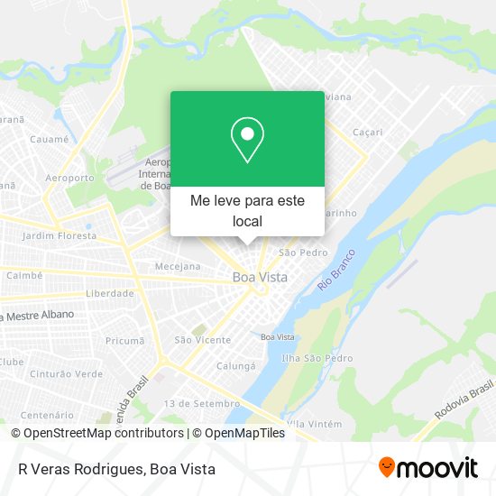 R Veras Rodrigues mapa