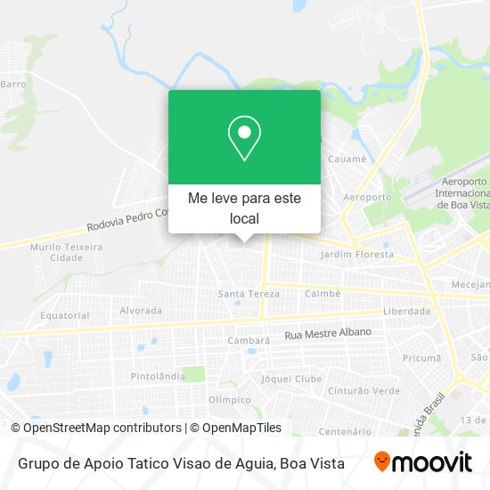 Grupo de Apoio Tatico Visao de Aguia mapa