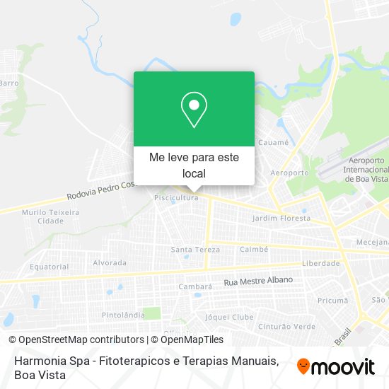 Harmonia Spa - Fitoterapicos e Terapias Manuais mapa