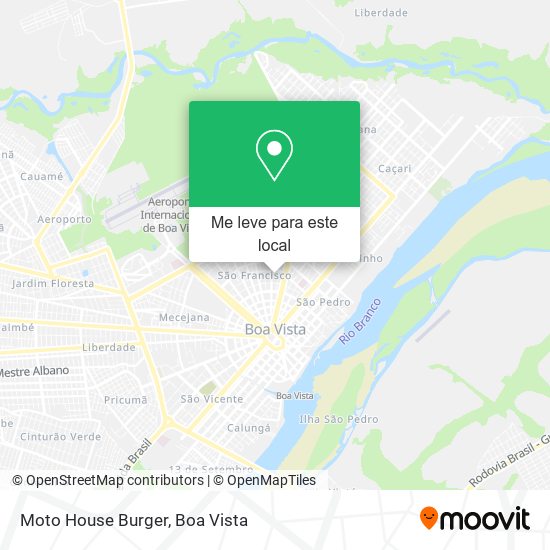 Moto House Burger mapa