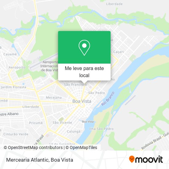 Mercearia Atlantic mapa