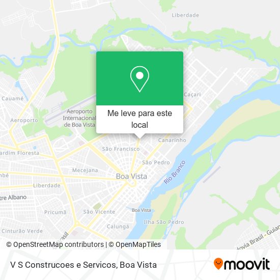 V S Construcoes e Servicos mapa