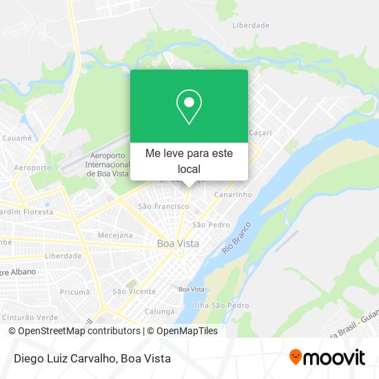 Diego Luiz Carvalho mapa