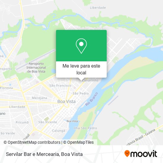 Servilar Bar e Mercearia mapa