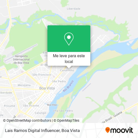 Lais Ramos Digital Influencer mapa