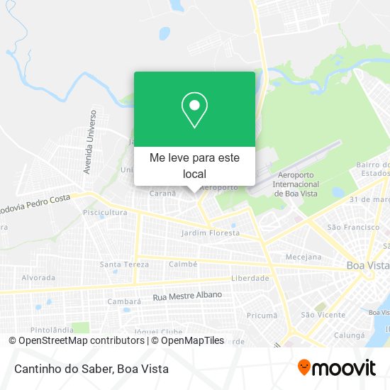 Cantinho do Saber mapa