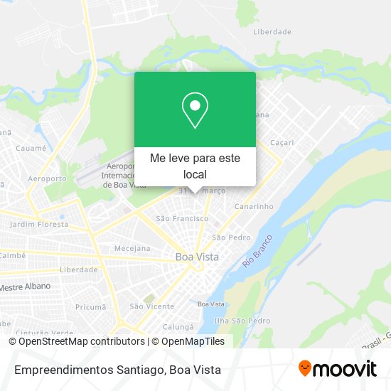 Empreendimentos Santiago mapa