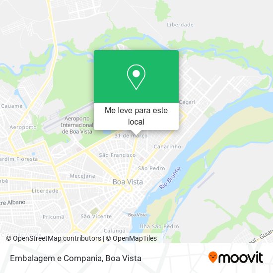 Embalagem e Compania mapa