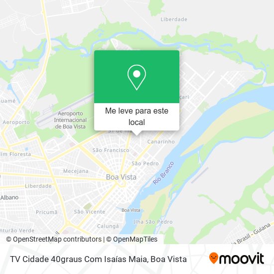 TV Cidade 40graus Com Isaías Maia mapa