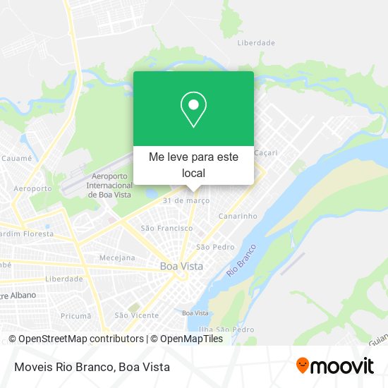 Moveis Rio Branco mapa
