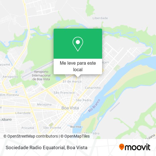 Sociedade Radio Equatorial mapa