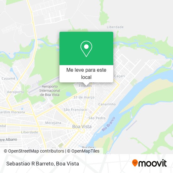 Sebastiao R Barreto mapa