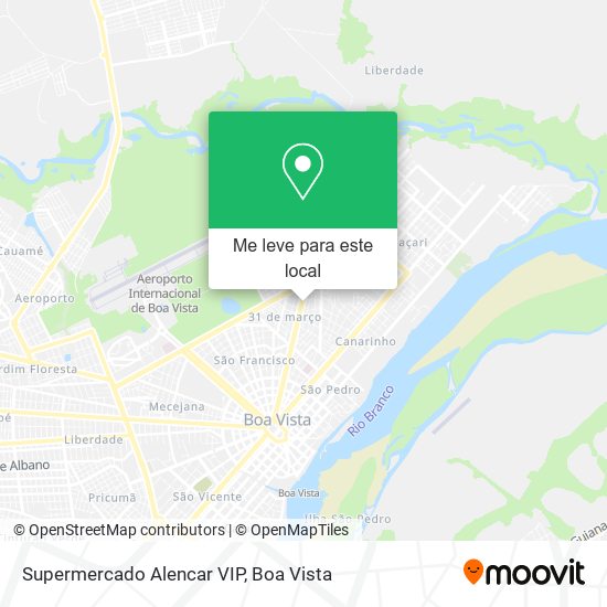 Supermercado Alencar VIP mapa