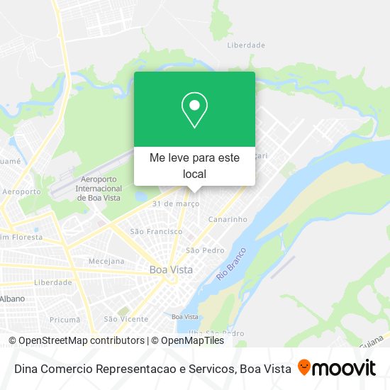 Dina Comercio Representacao e Servicos mapa