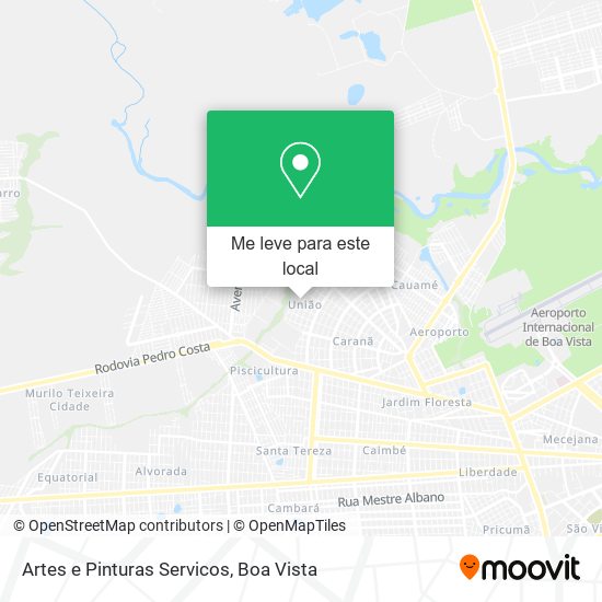 Artes e Pinturas Servicos mapa