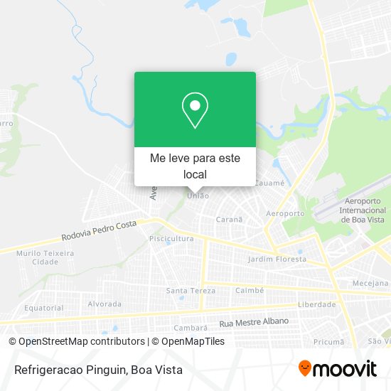 Refrigeracao Pinguin mapa