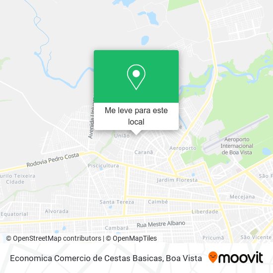 Economica Comercio de Cestas Basicas mapa