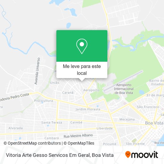 Vitoria Arte Gesso Servicos Em Geral mapa