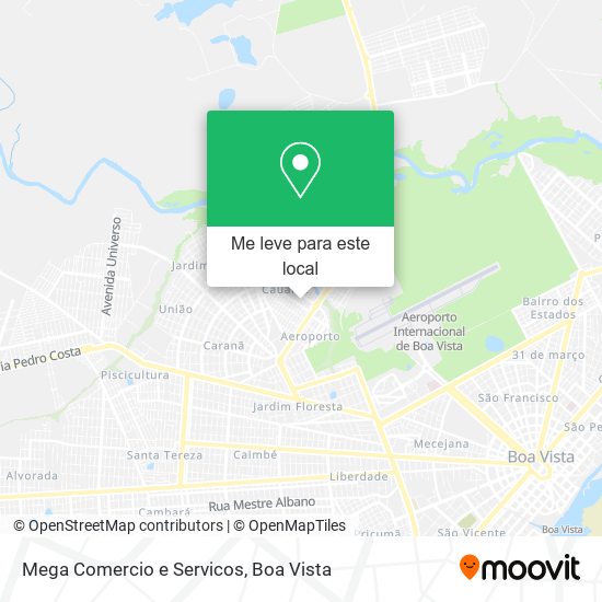 Mega Comercio e Servicos mapa