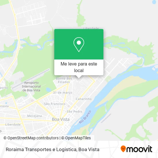 Roraima Transportes e Logistica mapa