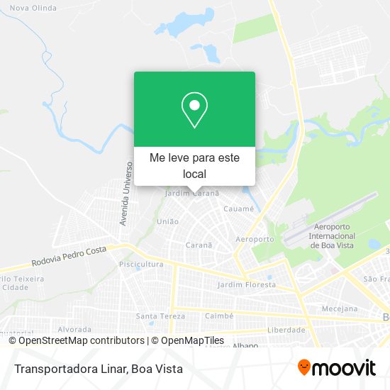 Transportadora Linar mapa