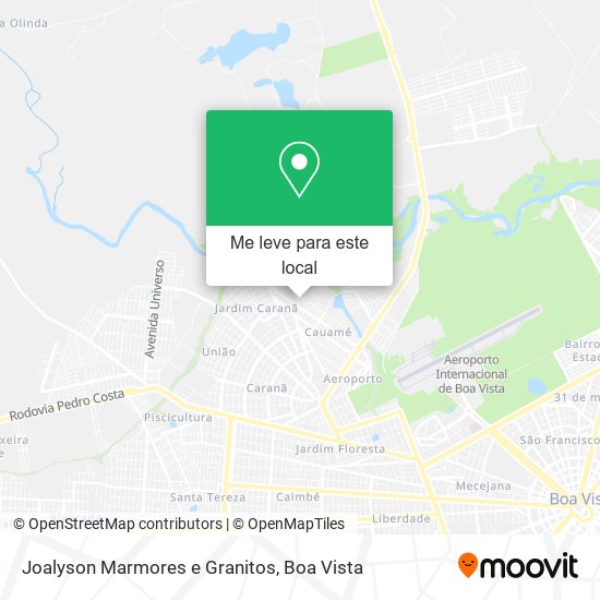 Joalyson Marmores e Granitos mapa