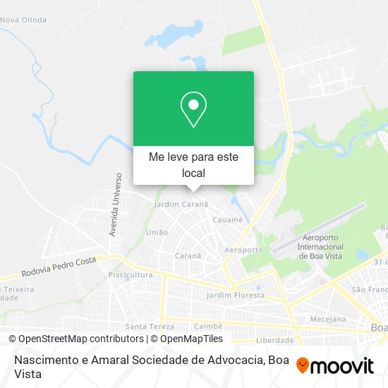 Nascimento e Amaral Sociedade de Advocacia mapa