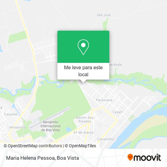 Maria Helena Pessoa mapa