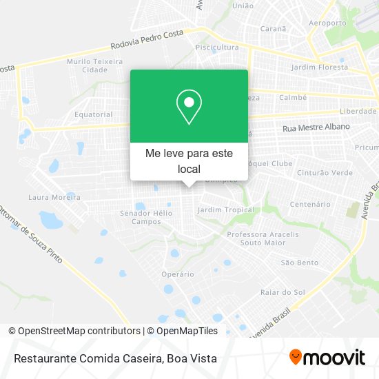 Restaurante Comida Caseira mapa