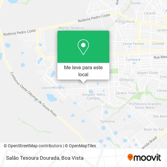 Salão Tesoura Dourada mapa