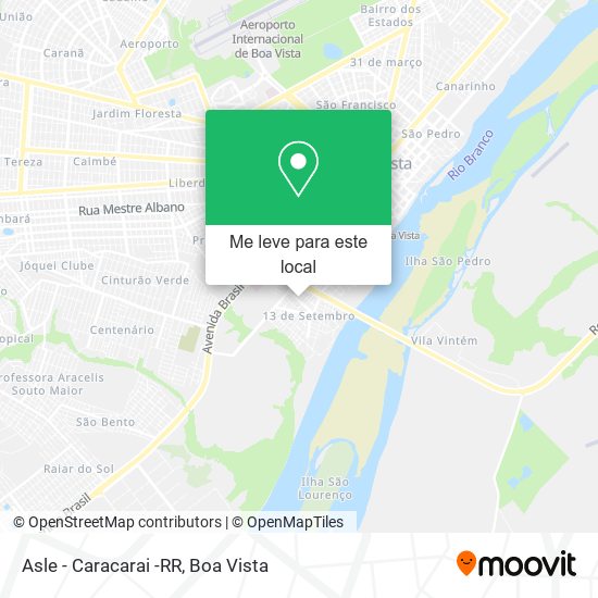 Asle - Caracarai -RR mapa