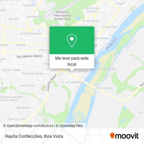 Rayda Confecções mapa
