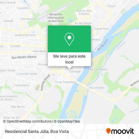 Residencial Santa Júlia mapa