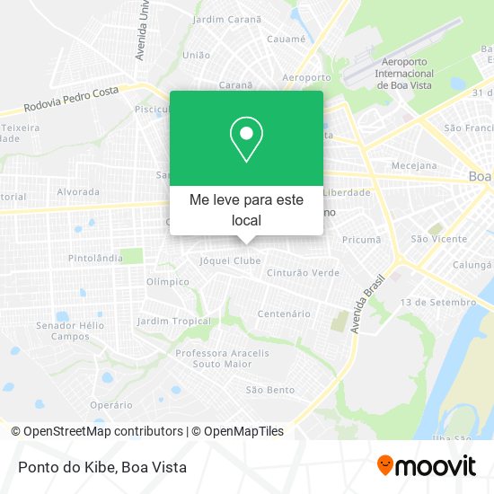 Ponto do Kibe mapa