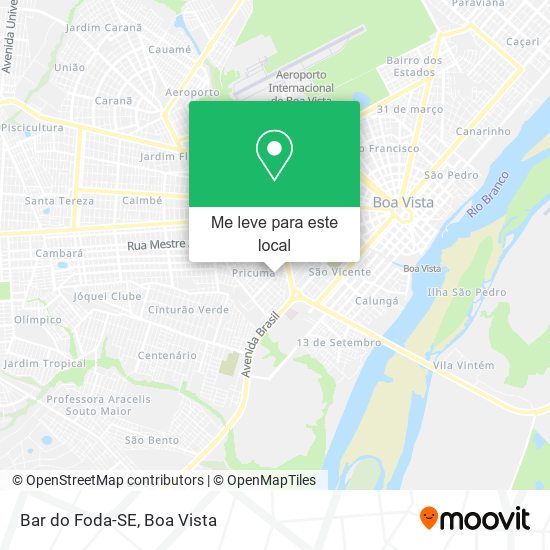 Bar do Foda-SE mapa