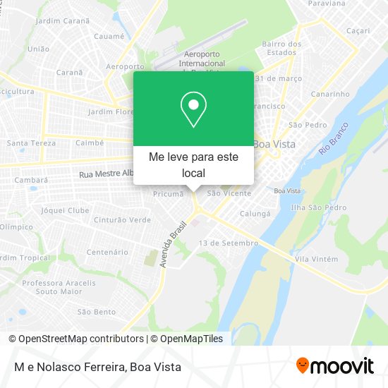 M e Nolasco Ferreira mapa