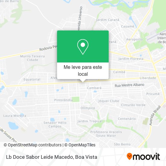 Lb Doce Sabor Leide Macedo mapa
