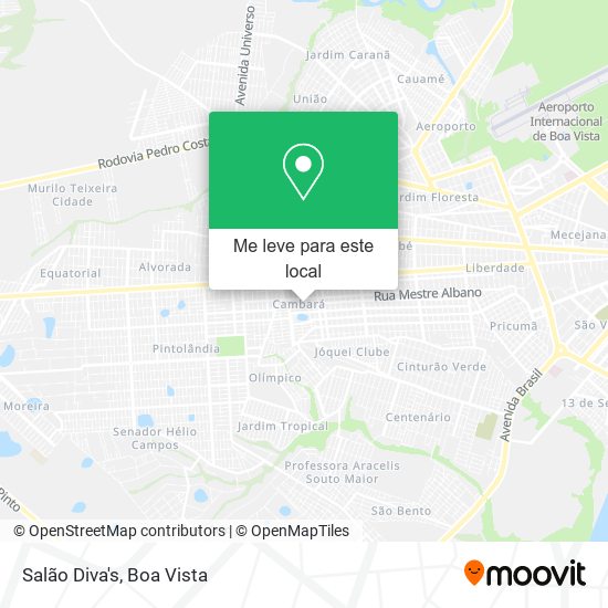 Salão Diva's mapa