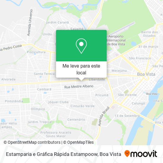 Estamparia e Gráfica Rápida Estampoow mapa