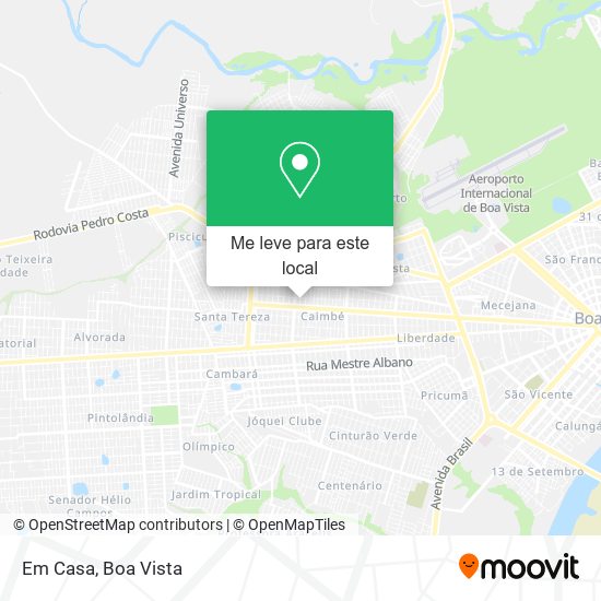 Em Casa mapa