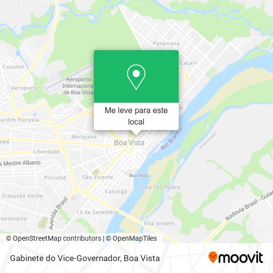 Gabinete do Vice-Governador mapa