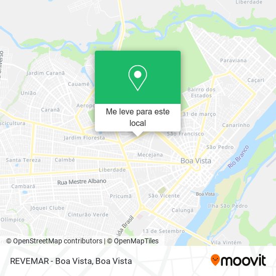 REVEMAR - Boa Vista mapa