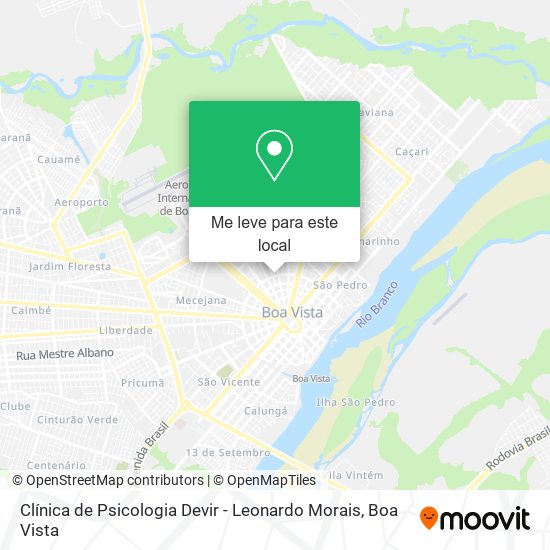 Clínica de Psicologia Devir - Leonardo Morais mapa