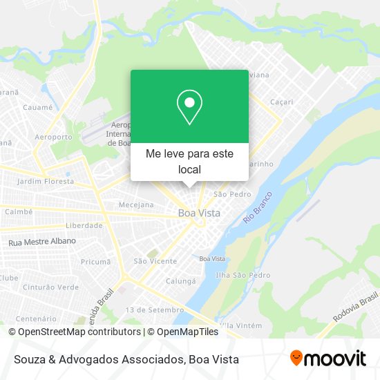 Souza & Advogados Associados mapa