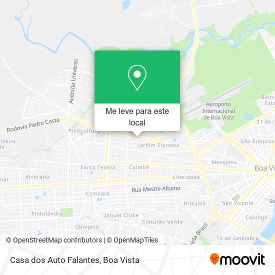 Casa dos Auto Falantes mapa