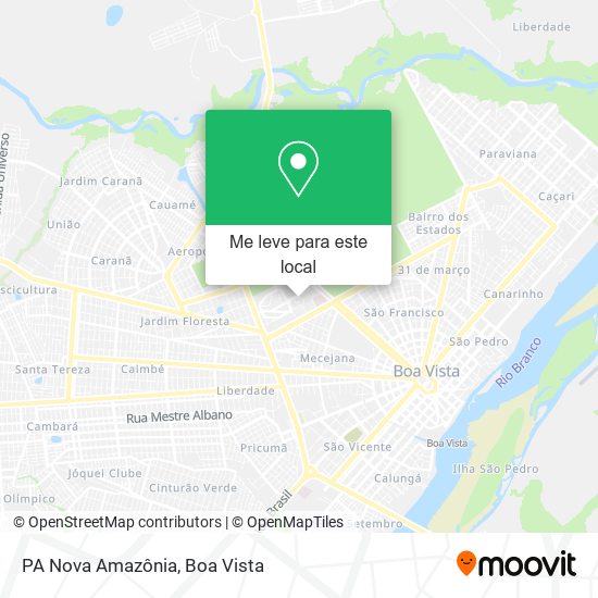 PA Nova Amazônia mapa