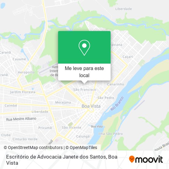 Escritório de Advocacia Janete dos Santos mapa