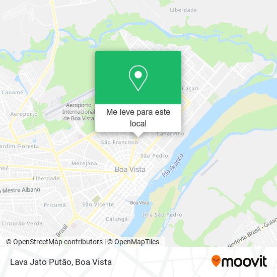 Lava Jato Putão mapa